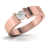 Solitaire Men's Diamond Band