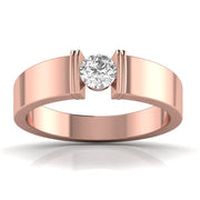 Solitaire Men's Diamond Band