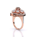 Golden Orbit Diamond Ring