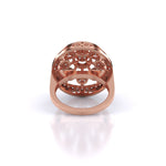Golden Orbit Diamond Ring