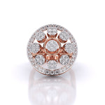 Golden Orbit Diamond Ring