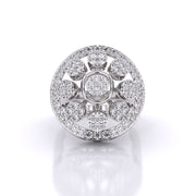 Golden Orbit Diamond Ring