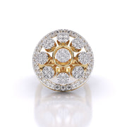 Golden Orbit Diamond Ring