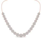 Studded Diamond Necklace