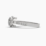 Halo Engagement Solitaire Round Diamond Ring