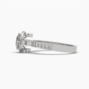 Halo Engagement Solitaire Round Diamond Ring