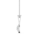 Halo Pendant with 0.5 Carat Center
