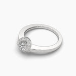 Halo Solitaire Diamond Ring