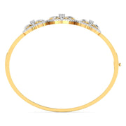 Artistic Swirl Lab Grown Diamond Bangle