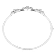 Artistic Swirl Lab Grown Diamond Bangle