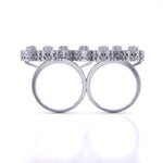Elegance Heart Diamond Ring