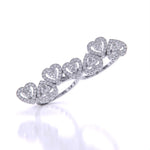 Elegance Heart Diamond Ring