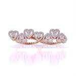 Elegance Heart Diamond Ring