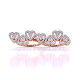 Elegance Heart Diamond Ring