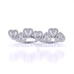 Elegance Heart Diamond Ring