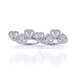 Elegance Heart Diamond Ring