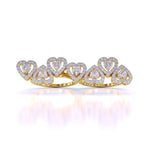 Elegance Heart Diamond Ring