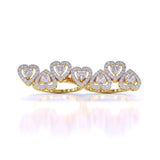 Elegance Heart Diamond Ring