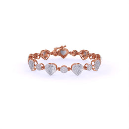 Heartline Diamond Bracelet