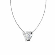 Heart Shaped Diamond Pendant