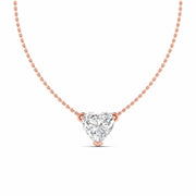 Heart Shaped Diamond Pendant