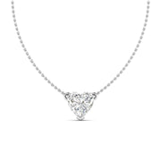 Heart Shaped Diamond Pendant