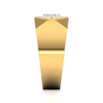 Hexagon Halo Men's Ring