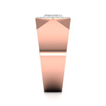 Hexagon Halo Men's Ring