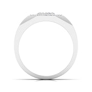 Hexagon Halo Men's Ring