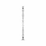 Weave Pattern Diamond Bangle