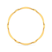 Weave Pattern Diamond Bangle