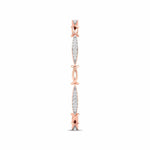Weave Pattern Diamond Bangle