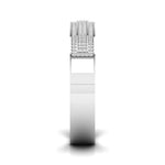 Stylish Men's Kada with Lab Grown Diamonds