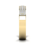 Stylish Men's Kada with Lab Grown Diamonds