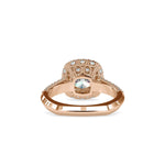 1.8 Carat Cushion Shape Diamond Halo Engagement Ring