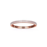 Radiant Splendor Diamond and Gold Bangle