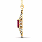 Large Ruby Cocktail Pendant