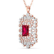 Large Ruby Cocktail Pendant