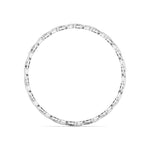 Leaf Design Round Diamond Bangle