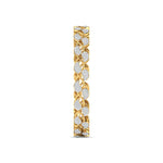 Leaf Design Round Diamond Bangle