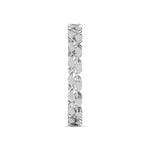 Leaf Design Round Diamond Bangle