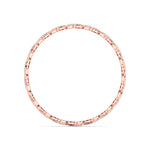 Leaf Design Round Diamond Bangle