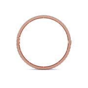 Lattice Design Gold Diamond Bangle