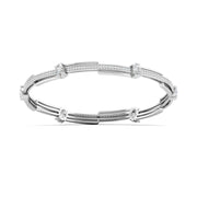 Linear Diamond Bangle