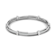 Linear Diamond Bangle