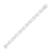 Linear Diamond Link Bracelet
