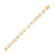 Linear Diamond Link Bracelet