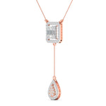 Linear Diamond Pendants