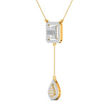 Linear Diamond Pendants