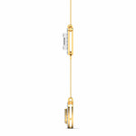 Linear Diamond Pendants